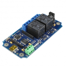 TOSR120B - 2 Channel USB/Wireless 5V Relay - (Password/Momentary/Latching/Bypass button)